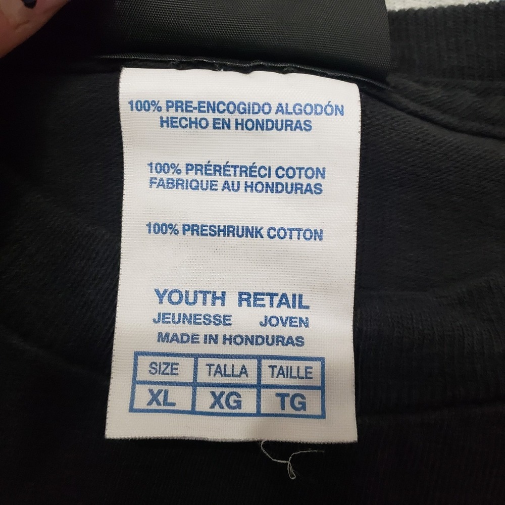 Pittsburg Steelers Shirt Youth XL Black Fanatics #19 Short Sleeve - Picture 5 of 12